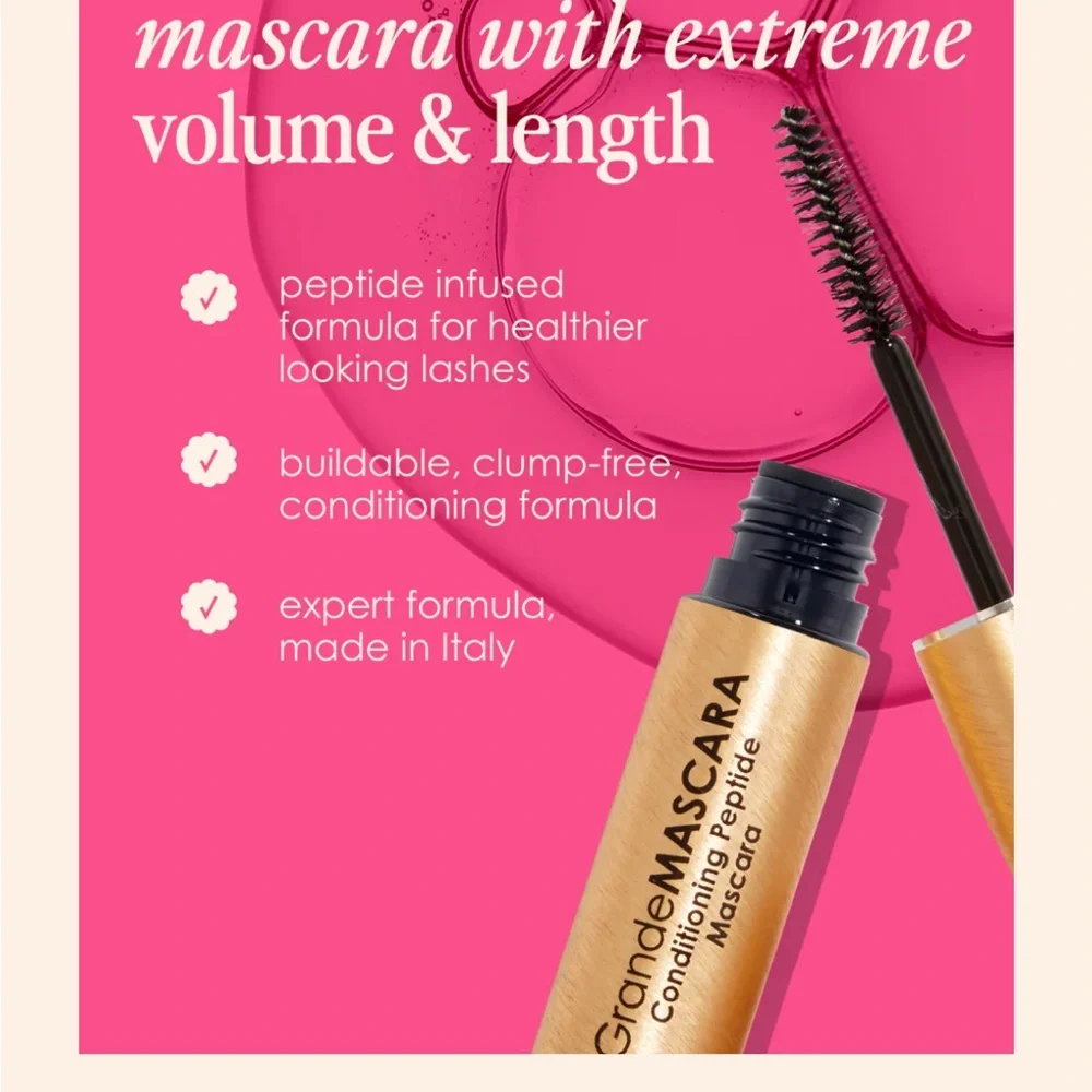 Grande Cosmetics Grande Mascara Conditioning Peptide Mascara Rich Black